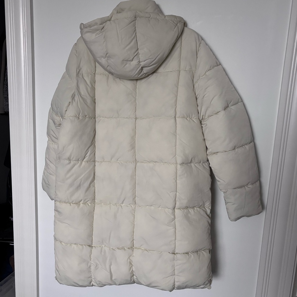 River Island Off-White Quilted Puffer Jacket, NWOT - Picture 3 of 6